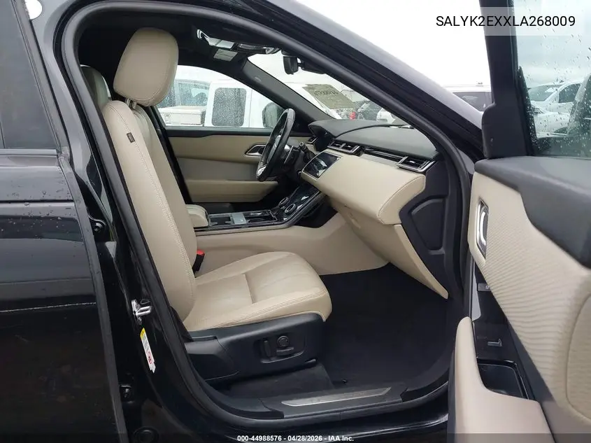 2020 Land Rover Range Rover Velar P250 R-Dynamic S VIN: SALYK2EXXLA268009 Lot: 44988576
