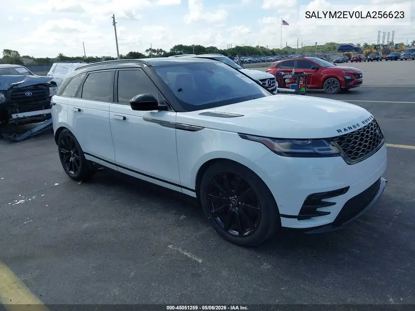 2020 Land Rover Range Rover Velar P380 R-Dynamic Hse VIN: SALYM2EV0LA256623 Lot: 45051259