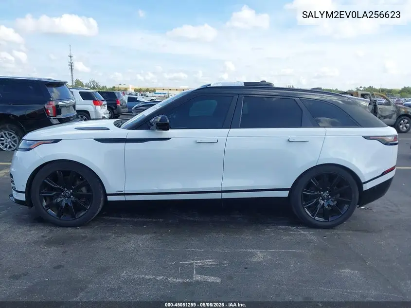 2020 Land Rover Range Rover Velar P380 R-Dynamic Hse VIN: SALYM2EV0LA256623 Lot: 45051259
