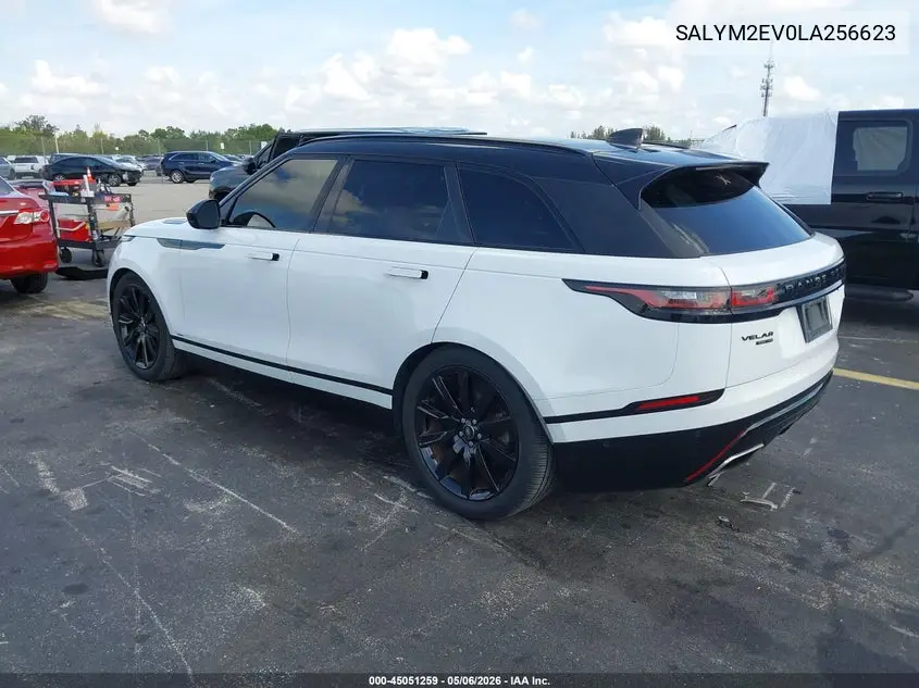2020 Land Rover Range Rover Velar P380 R-Dynamic Hse VIN: SALYM2EV0LA256623 Lot: 45051259