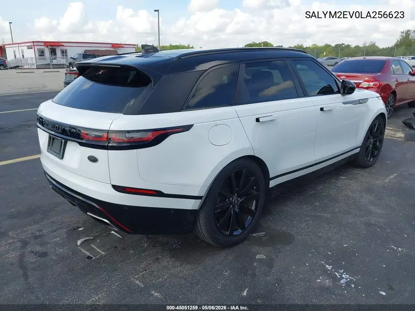 2020 Land Rover Range Rover Velar P380 R-Dynamic Hse VIN: SALYM2EV0LA256623 Lot: 45051259