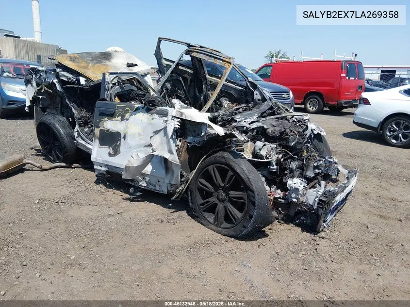 2020 Land Rover Range Rover Velar P250 S VIN: SALYB2EX7LA269358 Lot: 45132948