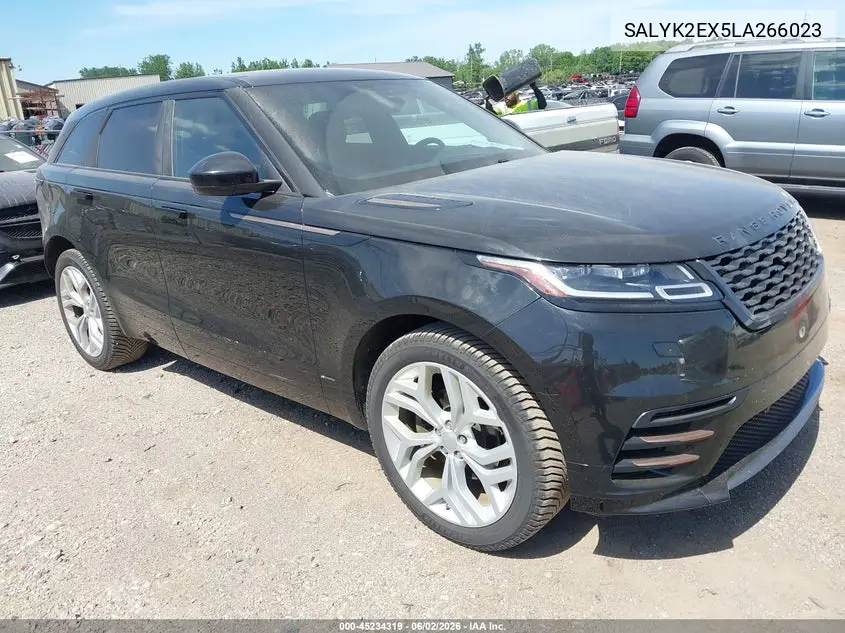 2020 Land Rover Range Rover Velar P250 R-Dynamic S VIN: SALYK2EX5LA266023 Lot: 45234319