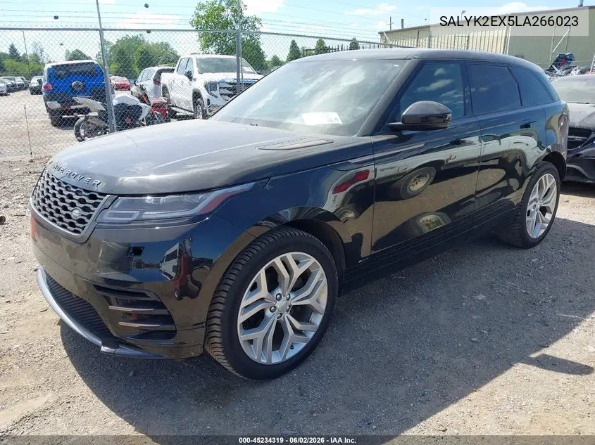 2020 Land Rover Range Rover Velar P250 R-Dynamic S VIN: SALYK2EX5LA266023 Lot: 45234319