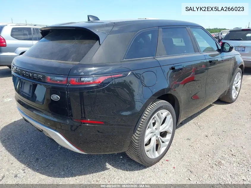 2020 Land Rover Range Rover Velar P250 R-Dynamic S VIN: SALYK2EX5LA266023 Lot: 45234319