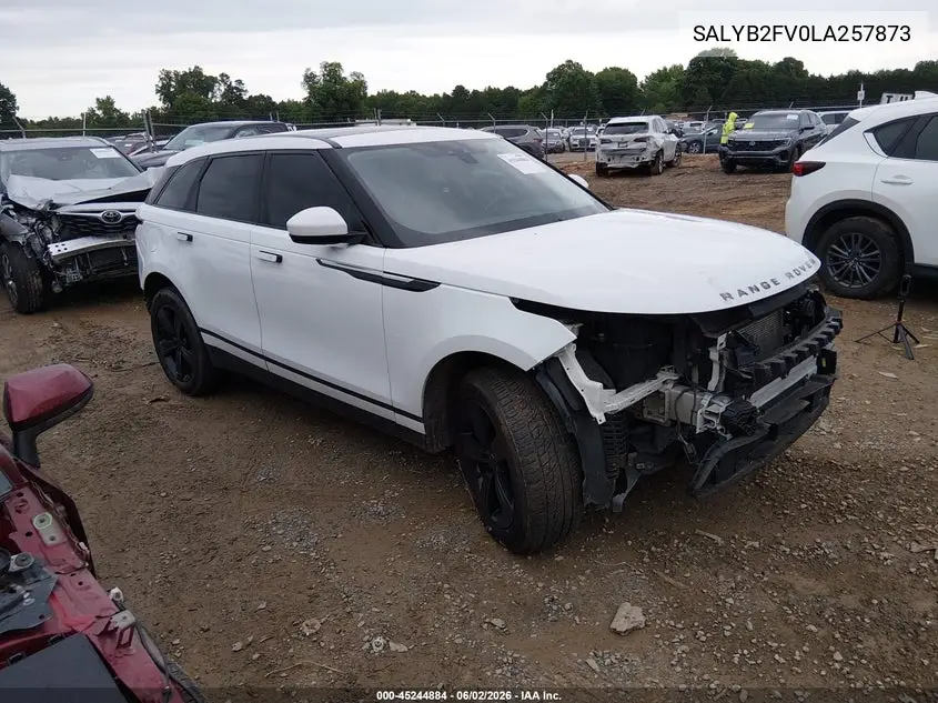 2020 Land Rover Range Rover Velar P340 S VIN: SALYB2FV0LA257873 Lot: 45244884