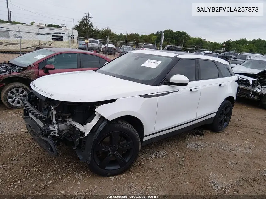 2020 Land Rover Range Rover Velar P340 S VIN: SALYB2FV0LA257873 Lot: 45244884