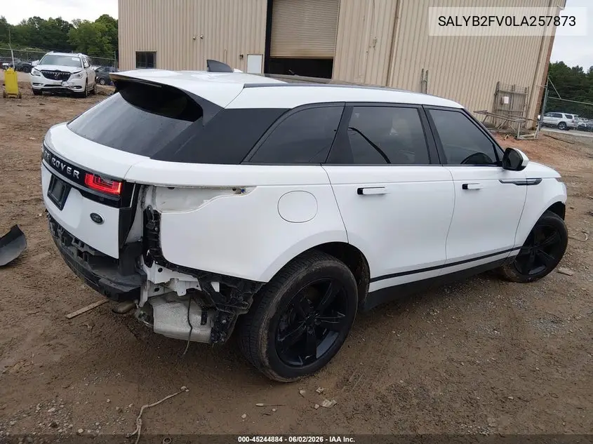 2020 Land Rover Range Rover Velar P340 S VIN: SALYB2FV0LA257873 Lot: 45244884