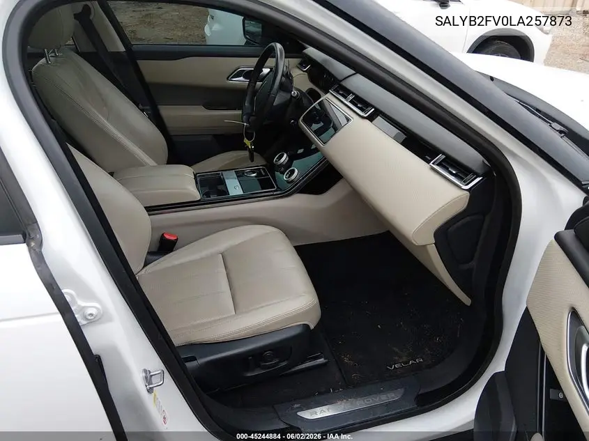 2020 Land Rover Range Rover Velar P340 S VIN: SALYB2FV0LA257873 Lot: 45244884