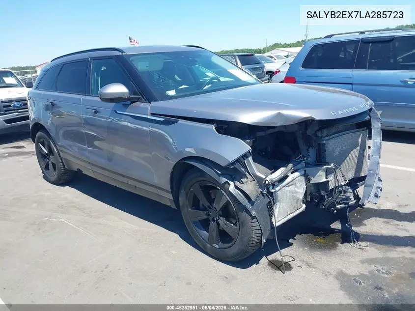 2020 Land Rover Range Rover Velar P250 S VIN: SALYB2EX7LA285723 Lot: 45252951
