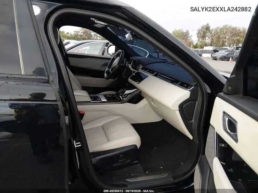 2020 Land Rover Range Rover Velar P250 R-Dynamic S VIN: SALYK2EXXLA242882 Lot: 45350412