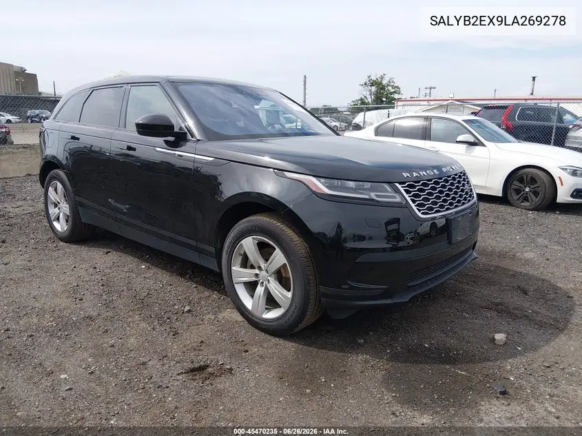 2020 Land Rover Range Rover Velar P250 S VIN: SALYB2EX9LA269278 Lot: 45470235