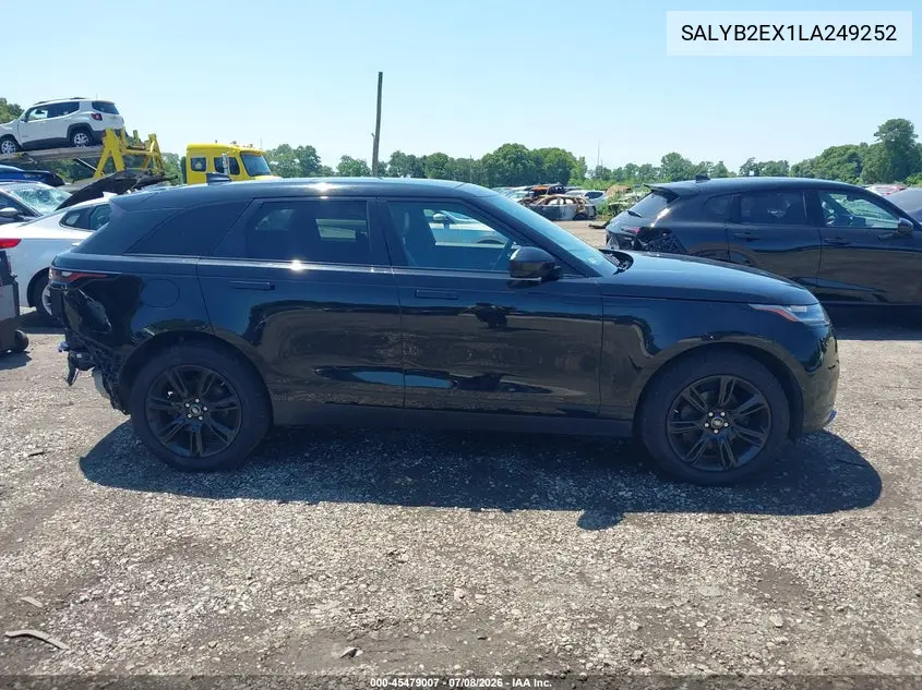 2020 Land Rover Range Rover Velar P250 S VIN: SALYB2EX1LA249252 Lot: 45479007