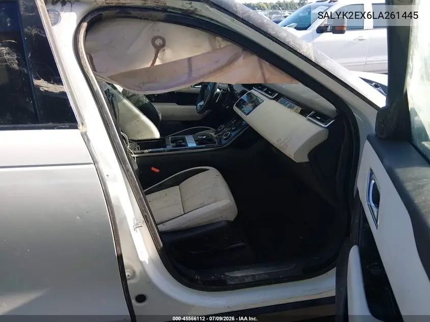 2020 Land Rover Range Rover Velar P250 R-Dynamic S VIN: SALYK2EX6LA261445 Lot: 45566112