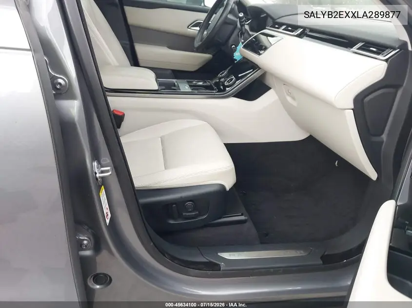 2020 Land Rover Range Rover Velar P250 S VIN: SALYB2EXXLA289877 Lot: 45634100