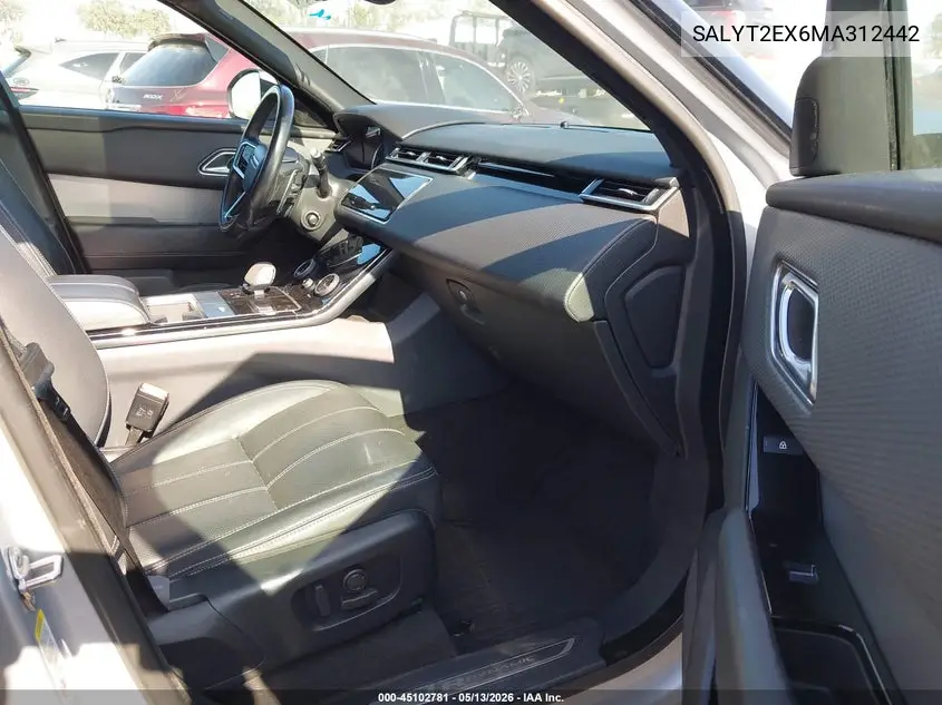 2021 Land Rover Range Rover Velar P250 R-Dynamic S VIN: SALYT2EX6MA312442 Lot: 45102781