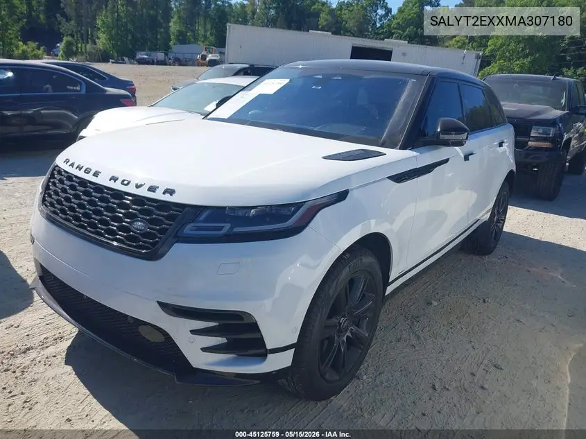 2021 Land Rover Range Rover Velar P250 R-Dynamic S VIN: SALYT2EXXMA307180 Lot: 45125759
