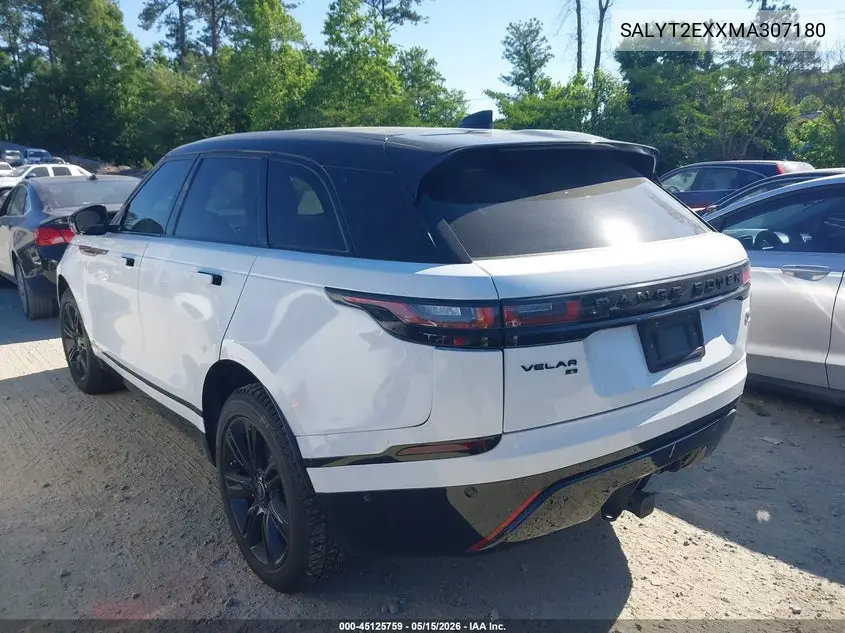 2021 Land Rover Range Rover Velar P250 R-Dynamic S VIN: SALYT2EXXMA307180 Lot: 45125759