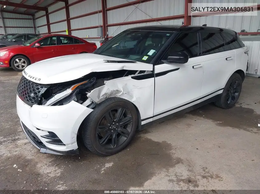 2021 Land Rover Range Rover Velar P250 R-Dynamic S VIN: SALYT2EX9MA306831 Lot: 45565103