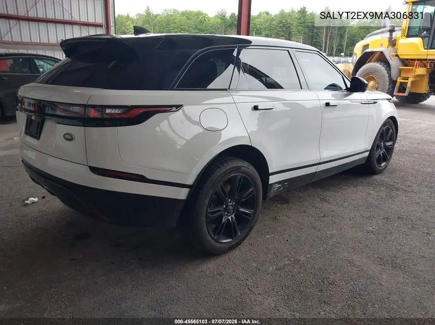 2021 Land Rover Range Rover Velar P250 R-Dynamic S VIN: SALYT2EX9MA306831 Lot: 45565103