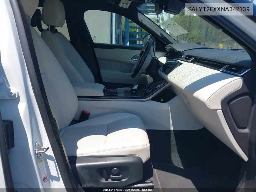 2022 Land Rover Range Rover Velar P250 R-Dynamic S VIN: SALYT2EXXNA342139 Lot: 45157466