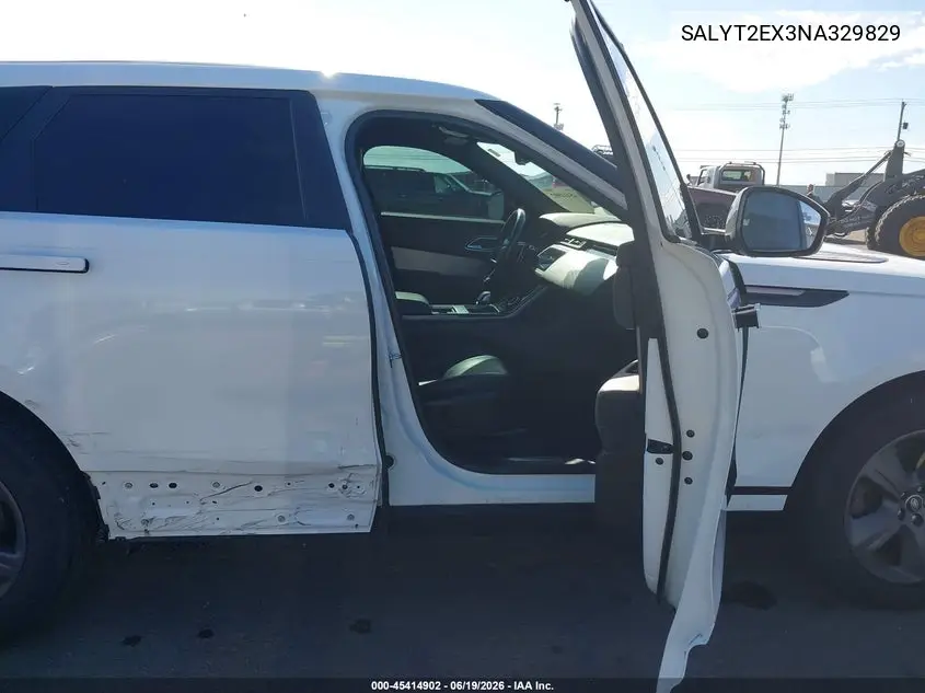 2022 Land Rover Range Rover Velar P250 R-Dynamic S VIN: SALYT2EX3NA329829 Lot: 45414902