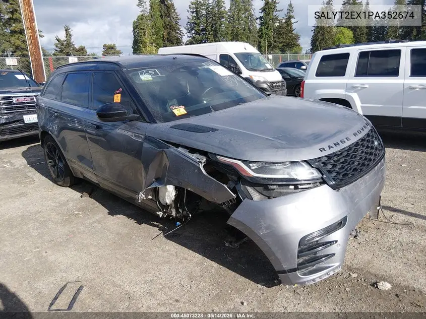 2023 Land Rover Range Rover Velar P250 R-Dynamic S VIN: SALYT2EX1PA352674 Lot: 45073228