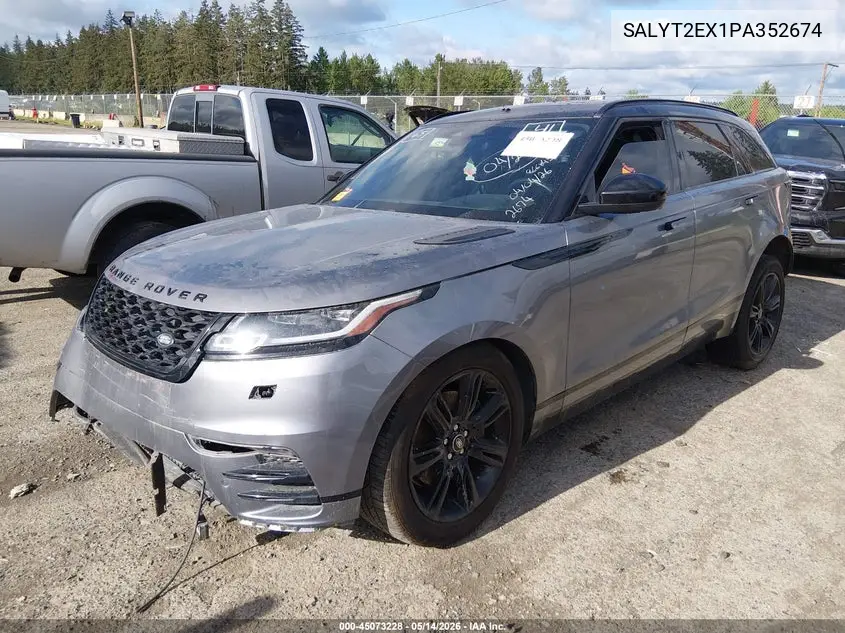 2023 Land Rover Range Rover Velar P250 R-Dynamic S VIN: SALYT2EX1PA352674 Lot: 45073228