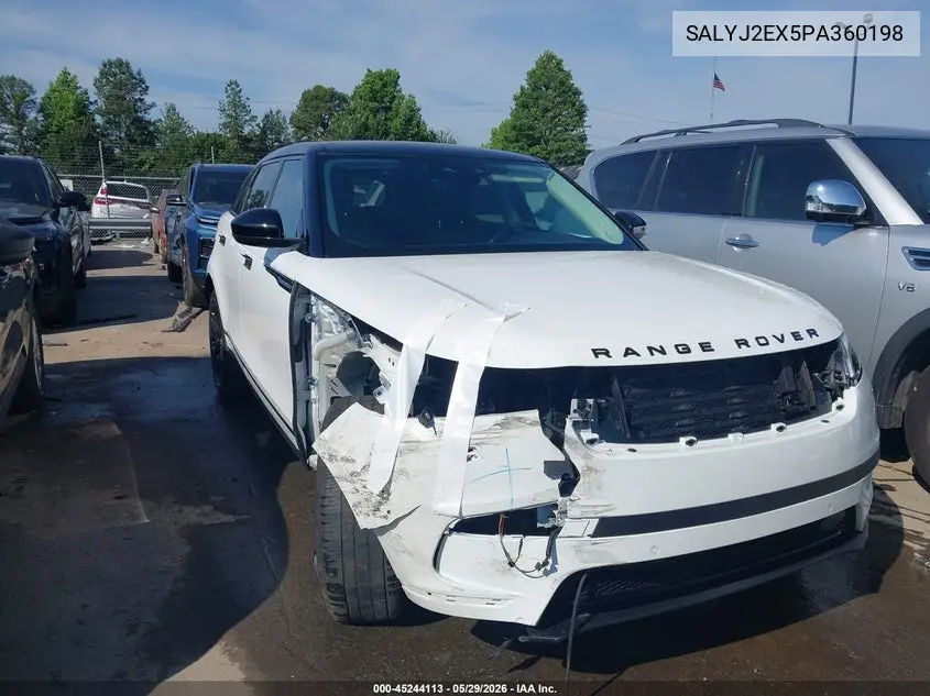 2023 Land Rover Range Rover Velar P250 S VIN: SALYJ2EX5PA360198 Lot: 45244113