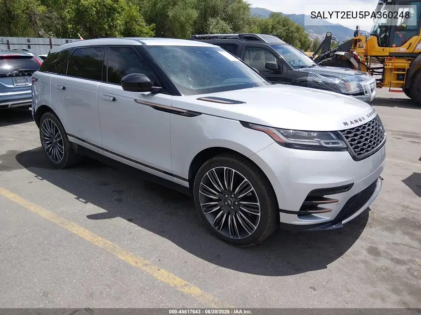 2023 Land Rover Range Rover Velar P340 R-Dynamic S Mhev VIN: SALYT2EU5PA360248 Lot: 45517643