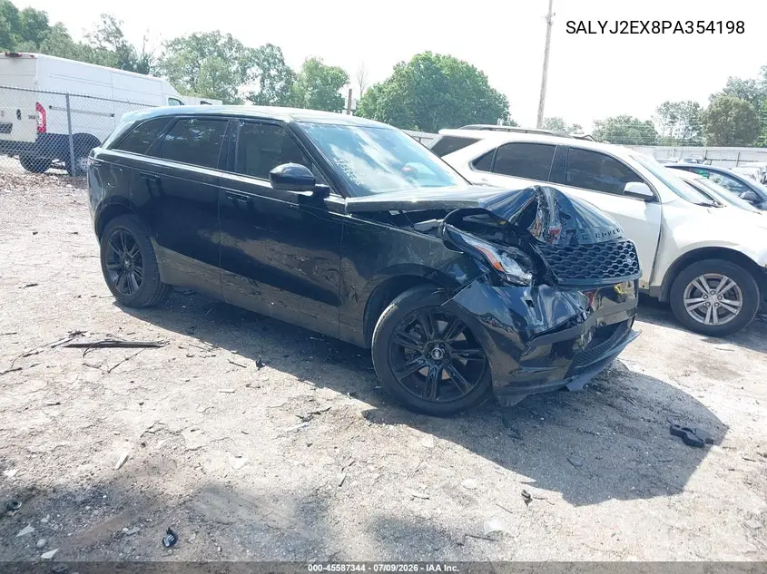 2023 Land Rover Range Rover Velar P250 S VIN: SALYJ2EX8PA354198 Lot: 45587344