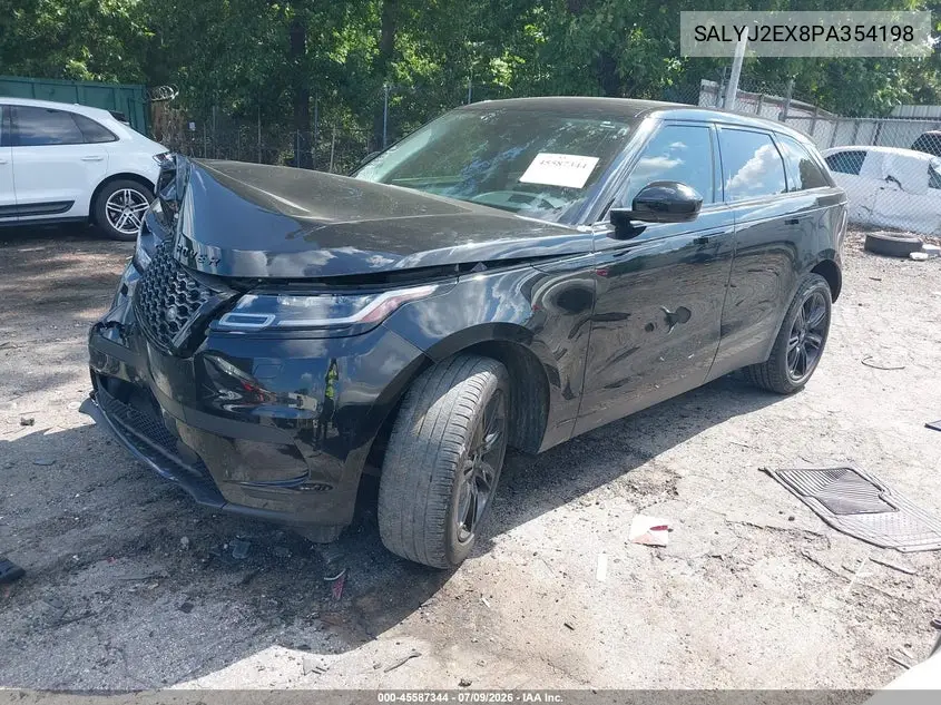 2023 Land Rover Range Rover Velar P250 S VIN: SALYJ2EX8PA354198 Lot: 45587344
