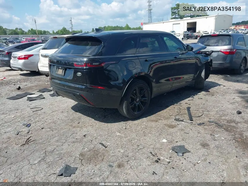 2023 Land Rover Range Rover Velar P250 S VIN: SALYJ2EX8PA354198 Lot: 45587344