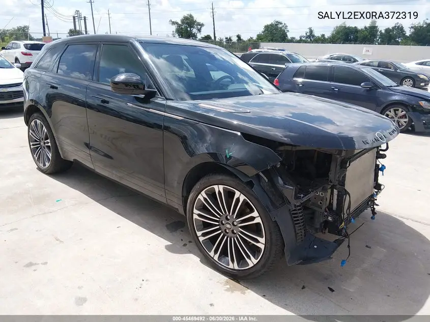 2024 Land Rover Range Rover Velar P250 Dynamic Se VIN: SALYL2EX0RA372319 Lot: 45469492