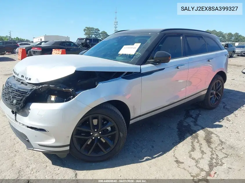 2025 Land Rover Range Rover Velar P250 S VIN: SALYJ2EX8SA399327 Lot: 44900040
