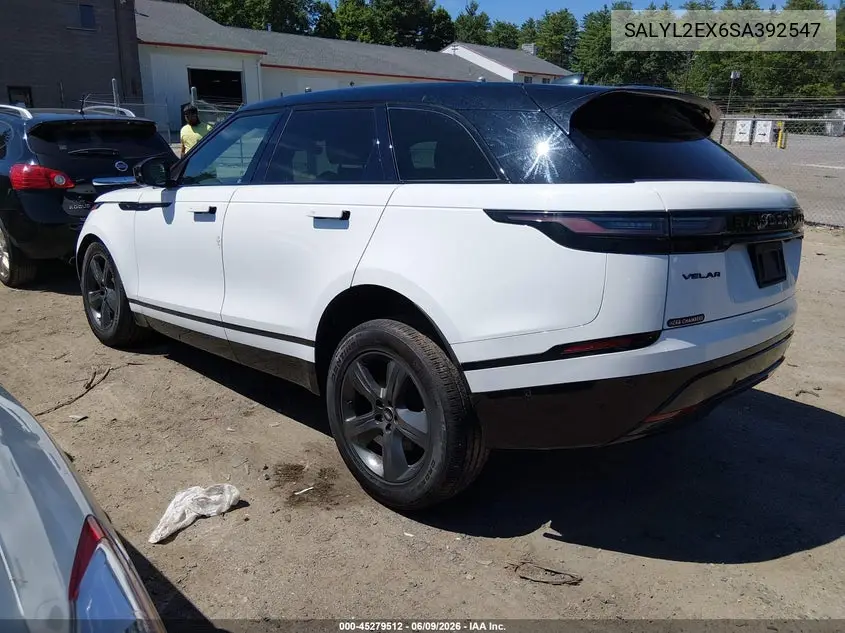 2025 Land Rover Range Rover Velar P250 Dynamic Se VIN: SALYL2EX6SA392547 Lot: 45279512