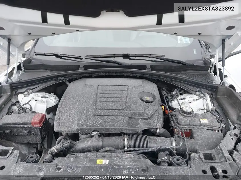 2026 Land Rover Range Rover Velar Dynamic Se P250 Gas VIN: SALYL2EX8TA823892 Lot: 12585252