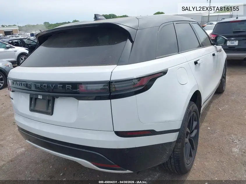 2026 Land Rover Range Rover Velar P250 Dynamic Se VIN: SALYL2EX5TA816155 Lot: 45004231