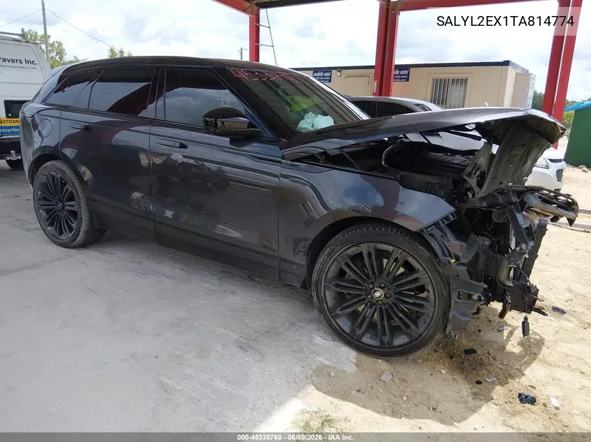 2026 Land Rover Range Rover Velar P250 Dynamic Se VIN: SALYL2EX1TA814774 Lot: 45338768