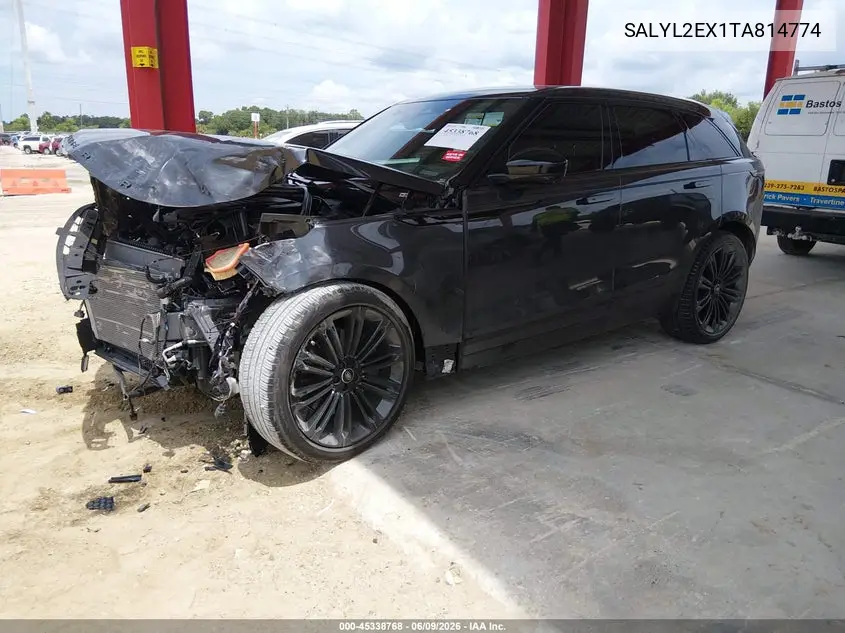 2026 Land Rover Range Rover Velar P250 Dynamic Se VIN: SALYL2EX1TA814774 Lot: 45338768