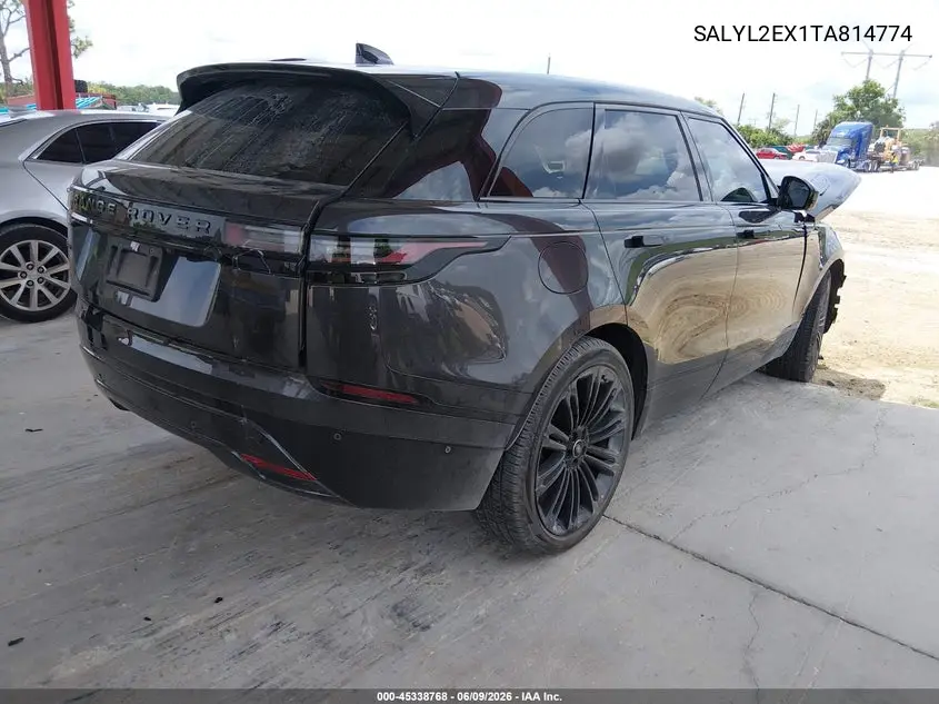 2026 Land Rover Range Rover Velar P250 Dynamic Se VIN: SALYL2EX1TA814774 Lot: 45338768