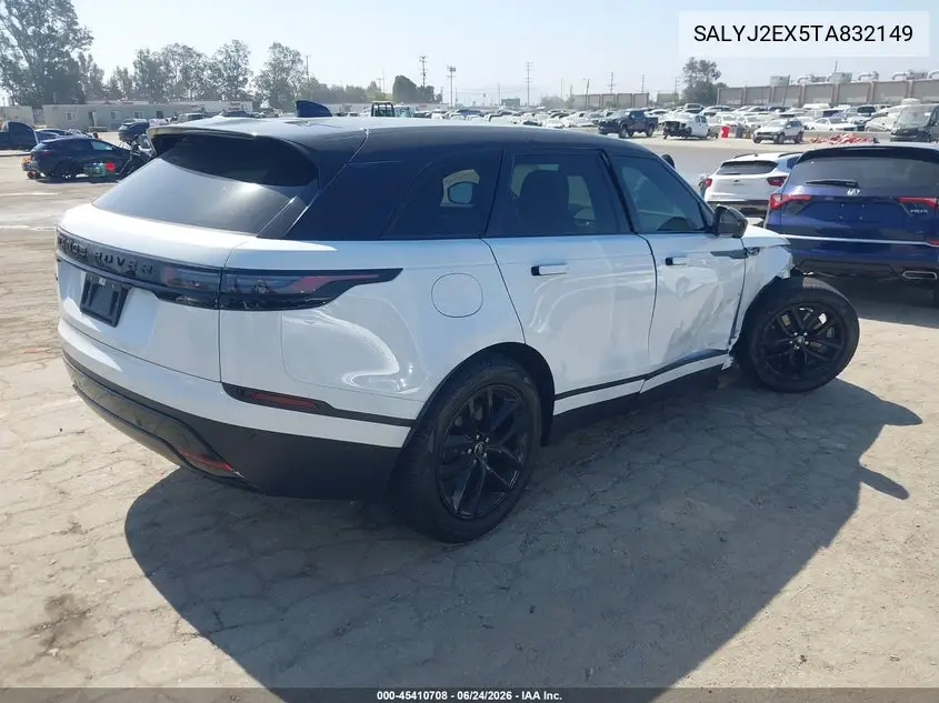 2026 Land Rover Range Rover Velar S VIN: SALYJ2EX5TA832149 Lot: 45410708