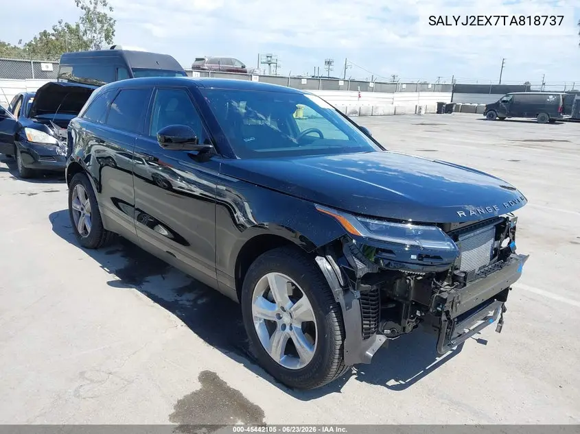 2026 Land Rover Range Rover Velar S VIN: SALYJ2EX7TA818737 Lot: 45442105