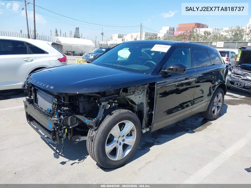 2026 Land Rover Range Rover Velar S VIN: SALYJ2EX7TA818737 Lot: 45442105