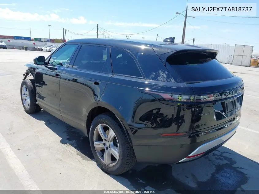 2026 Land Rover Range Rover Velar S VIN: SALYJ2EX7TA818737 Lot: 45442105