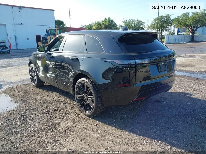 2026 Land Rover Range Rover Velar P400 Dynamic Se VIN: SALYL2FU2TA829000 Lot: 45481183