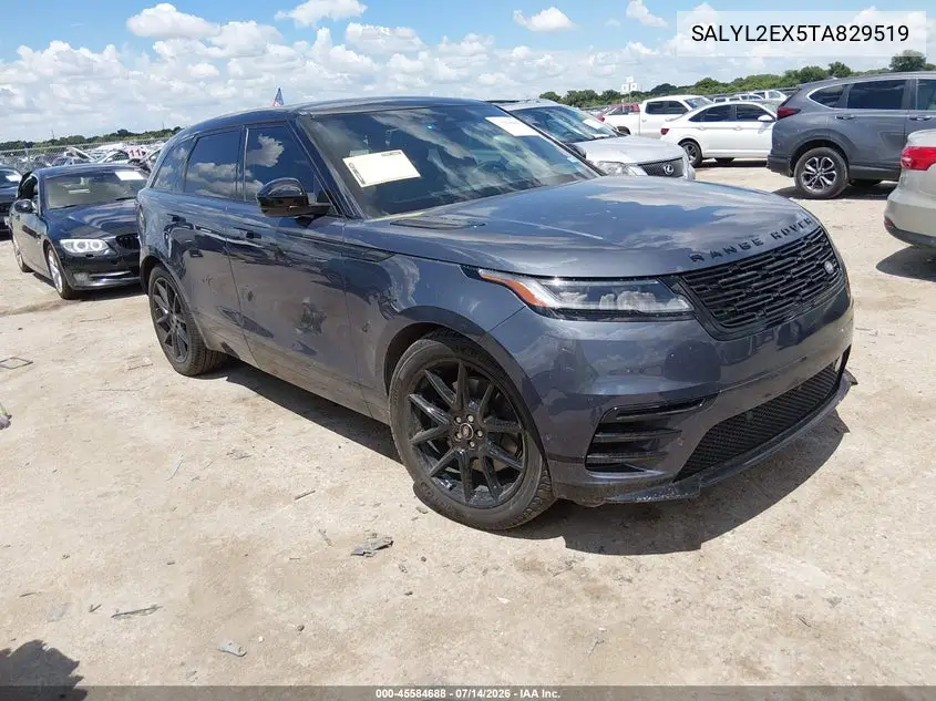 2026 Land Rover Range Rover Velar P250 Dynamic Se VIN: SALYL2EX5TA829519 Lot: 45584688