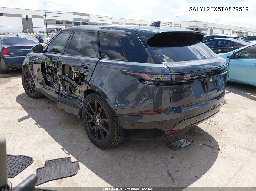 2026 Land Rover Range Rover Velar P250 Dynamic Se VIN: SALYL2EX5TA829519 Lot: 45584688