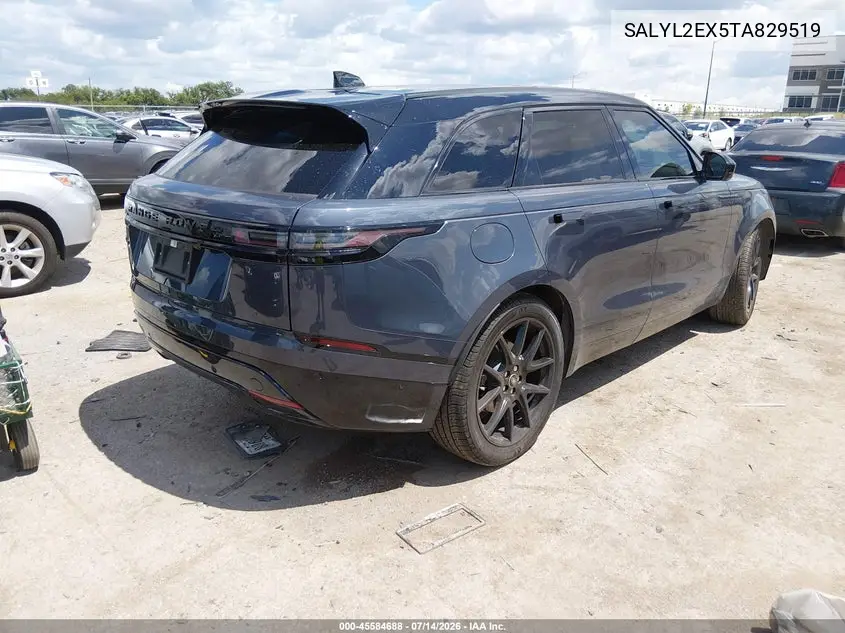 2026 Land Rover Range Rover Velar P250 Dynamic Se VIN: SALYL2EX5TA829519 Lot: 45584688
