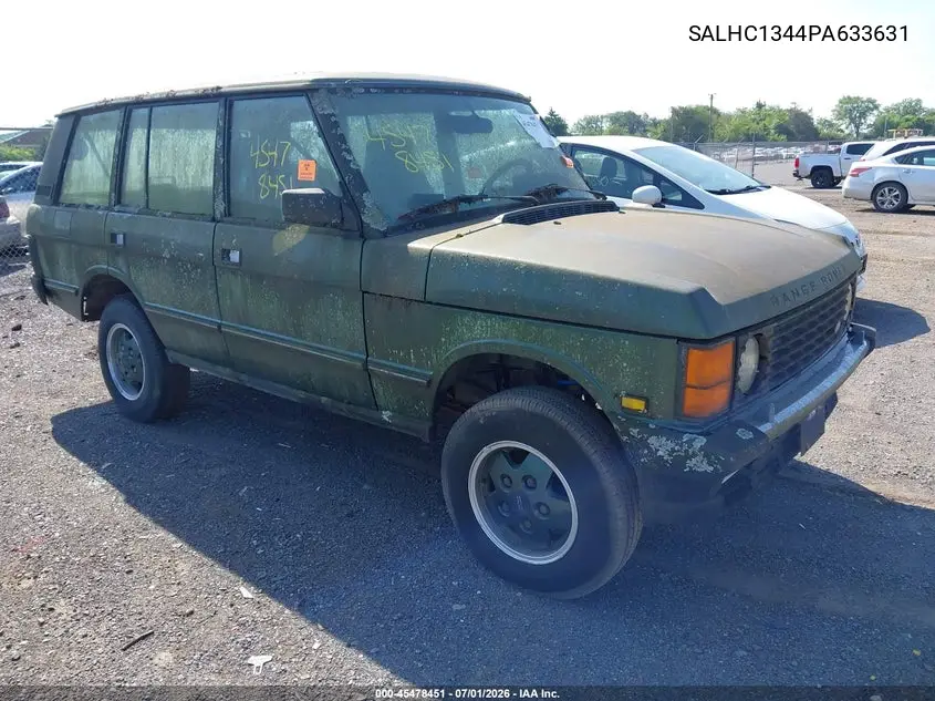 1993 Land Rover Range Rover Long Wheelbase VIN: SALHC1344PA633631 Lot: 45478451